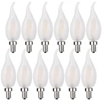 Led Candelabra Bulb 25w Equivalent 3000k Soft White Flame Tip Frosted Glass 2w L. Fixed Price $37.35.