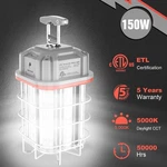 150w Led Construction Light Etl Listed 22500lm Linkable Temporary Work. Fixed Price $99.45.