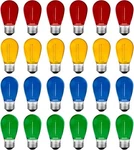 24pack S14 Colored Led String Light 24 Count (pack Of 1), Multi-colored. Fixed Price $31.18.