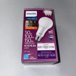 Philips 3 Way Led 50w/100w/150w Soft White 046677556938. Fixed Price $17.99.