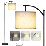 Lalisu Modern Floor Lamp, 3-ways Dimmable Standing Lamp 5.11 Inches, Black. Fixed Price $60.99.