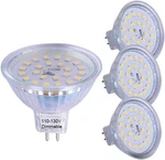Ukzboss Mr16 Led Bulb 4 Count (pack Of 1), 110-130v Dimmable Warm White 2700k. Fixed Price $21.72.