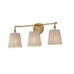 Maxim Baja Bath Vanity, 3-light E26 Medium Base Aged Brass (bulbs Not Included). Fixed Price $173.57.