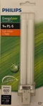 Philips 9-watt Pl-s 2-pin Base Soft White Cfl- G23 - 600 Lumens / 2700k. Fixed Price $7.49.