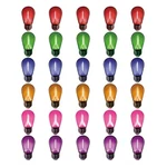 30 Pack Led Color Bulb S14 1w, String Light Replacement For Home Dec.... Fixed Price $62.15.