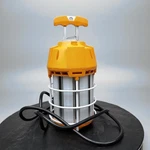 Satco S38946 100w Led Hi-lumen Hi-bay Lamp 5000k Caged Temporary Work Light. Fixed Price $59.95.