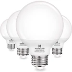 Hansang G25 Led Globe Light Bulbs, 60w Equivalent, 5000k Daylight Bathroom, E.... Fixed Price $25.57.