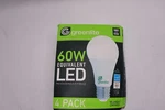 (4-pk) Greenlite 9w 60w Equivalent Light Bulbs 3000k Energy Star. Fixed Price $13.77.