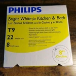 Philips 22w 8 In. Bright White T9 4-pin Circline Fluorescent Tube Bulb. Fixed Price $6.30.