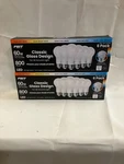 Feit Classic Glass Design 60w Selectable Color Light Bulbs 2-6 Packs, 12. Fixed Price $22.95.