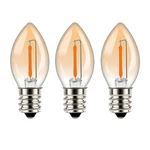 Tsunetani-c7 Edison Led Filament Mini Night Light 2200k Amber Glow 3-pack. Fixed Price $10.36.