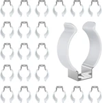 (24-pack) T8 U Clips Holder Bracket For 8ft Led Light Bulbs, Fluorescent Tu. Fixed Price $14.85.