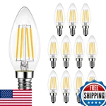 Lvwit Clear B11 Candle Light Bulb Indoor Led Filament Chandelier Candelabra. Fixed Price $32.40.