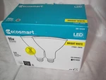 New Ecosmart 2 Pack Led 90w Par38 Outdoor Light Bulbs Bright White Wet Rated. Fixed Price $9.99.