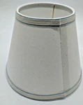 Aspen Creative 58909 Empire Uno Lamp Shade In Cream With Powder Blue. Fixed Price $22.99.