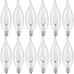 Colwatt 12-pack E12 Candle Light Bulbs 40w Warm White 40w-12pack, Silver Base. Fixed Price $14.69.