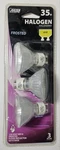 Feit Electric Frosted Bright White 35 Watt Gu10 Pin Light Bulbs 3 Pack. Fixed Price $14.95.