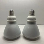 Tested Loose 2-pack Ecosmart Flood Lights- Model 2r3016 (5000k) 120v 60hz 16w. Fixed Price $10.00.