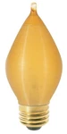 Satco S2716 120v Medium Base 40-watt C11 Light Bulb, Amber Spun. Fixed Price $13.99.