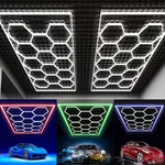 Hexagon Led Lighting Car Detail Garage Workshop Retail Light Honeycomb Hex Lamp. Fixed Price $47.99.