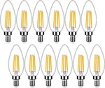 12-pack Dimmable E12 Led Candelabra Bulbs 40watt Equivalent, 2700k Warm White,. Fixed Price $25.89.
