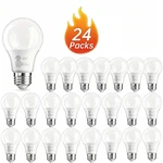 24 Pack A19 Led Light Bulbs 15w 100w Equivalent Daylight 5000k E26 Base Lamp. Fixed Price $32.98.