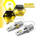 Yellow Auxito H3 Fog Led Light Headlight Bulbs Lamp Conversion Kit 3000k Drl Y. Fixed Price $23.74.