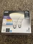 Feit Led Br30 E26 Medium Light Bulb White Color Changing 65 Watt. Fixed Price $14.50.