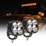 120w 3inch Lights Pods With Drl, 12000lm Auxiliary Driving Led Ditch Lig.... Fixed Price $77.65.