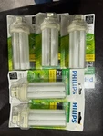 New 5-pack Lot Philips 18w Pl-t 4 Pin Base Soft White Gx24q-2 4.4" Light Bulb. Fixed Price $24.00.