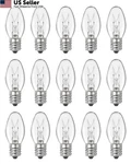 Ouukoo Salt Lamp Bulbs - 15 Watt Light Count (pack Of 1), Clear Glass. Fixed Price $12.50.