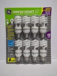 Ge Energy Smart Cfl Fluorescent 13 Watt Replaces 60 Light Bulbs- 8 Pack. Fixed Price $18.39.