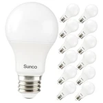 Sunco 12 Pack Led A19 Light Lamp Bulbs 9w Count (pack Of 1) 3000k Warm White. Fixed Price $41.86.