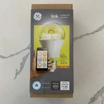 Ge Link Wireless A19 Smart Connected Led Bulb, Soft White 60 Watt Equivalent. Fixed Price $19.97.