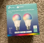 Tp-link Kasa Smart Wi-fi Light Bulb Multicolor Kl125p2. Fixed Price $8.00.