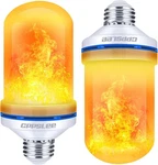 Halloween Decorations Upgraded Led Flame Light Bulbs, 4 Modes Fire Bulb. Fixed Price $25.94.