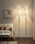 Goebleson 2 Pack Floor Lamp, Pole Lamp With Foot Switch, Modern Standing M. Fixed Price $77.11.