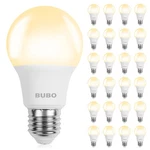 Bubo A19 Led Light Bulbs, 40 Watt Equivalent 24 Pack, Soft White. Fixed Price $32.73.