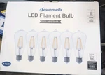 Dewenwils 6 Pack Led Filament Bulbs 7 Watts 800 Lumens 25,000 Life Hours-----new. Fixed Price $16.99.