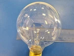 Decorator Bulb 25 Watt Halco 5001 3" Globe Clear Long Life G25cl25 Free Ship. Fixed Price $9.75.