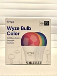 Wyze Bulb Color, 1100 Lumen Wifi Rgb And Tunable White A19 4 Pack, Color. Fixed Price $38.00.