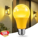 Jaheks Yellow Led Bug Light Bulb Outdoor Indoor Porch Patio 9w Amber 2000k 2-.... Fixed Price $20.00.