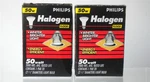 2 Philips Halogen Indoor Narrow Flood Lights 50 Watt Br30 Par20 Medium Intensity. Fixed Price $19.95.