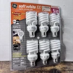 Ge 26-watt Energy Smart Fluorescent Light Bulbs 6 Pack 100 Watt Replacement. Fixed Price $39.99.