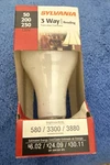 Sylvania 3 Way 50/200/250 Frosted Reading Light Bulb. Fixed Price $17.99.