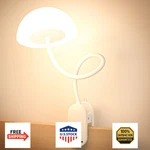 Rechargeable Clip On Lamp, Cordless Touch Control Desk Lamp With Rgb Ambient Mod. Fixed Price $53.43.