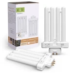 Kor Pack Of 2 - Fml27-65k Light Bulbs 27 Watt 4 Pin Fml Lamp 6500k Daylight. Fixed Price $20.70.