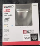 Satco 29447 15w Par38/fl Led 90w Replacement Flood Light 1200 Lumens. Fixed Price $12.99.