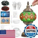 Bohmr Diy Turkish Mosaic Lamp Kit, Stained Glass Table Making Kit- Easy And. Fixed Price $65.73.
