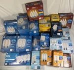 Ge New Led Light Bulbs A19 Br30 Soft Daylight 40-100w Eq E26 - 30 Boxes. Fixed Price $139.60.